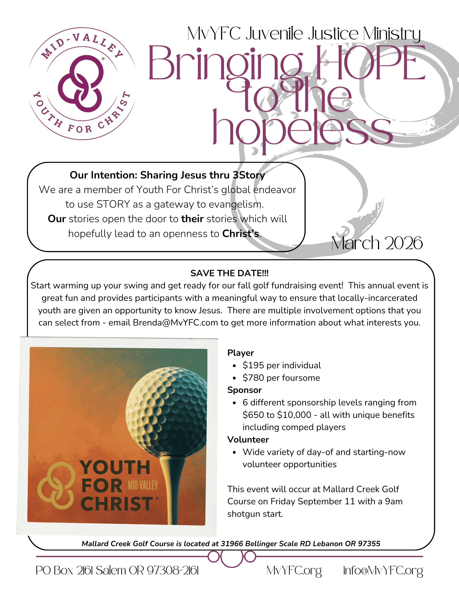 Youth for Christ horizontal logo Mid Valley Chapter