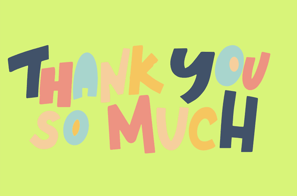 Thank you for a great Aug and Sept!