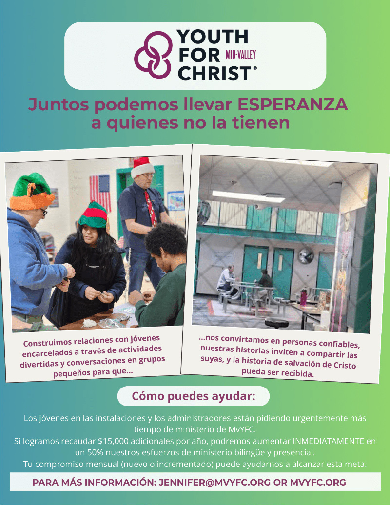Youth for Christ horizontal logo Mid Valley Chapter